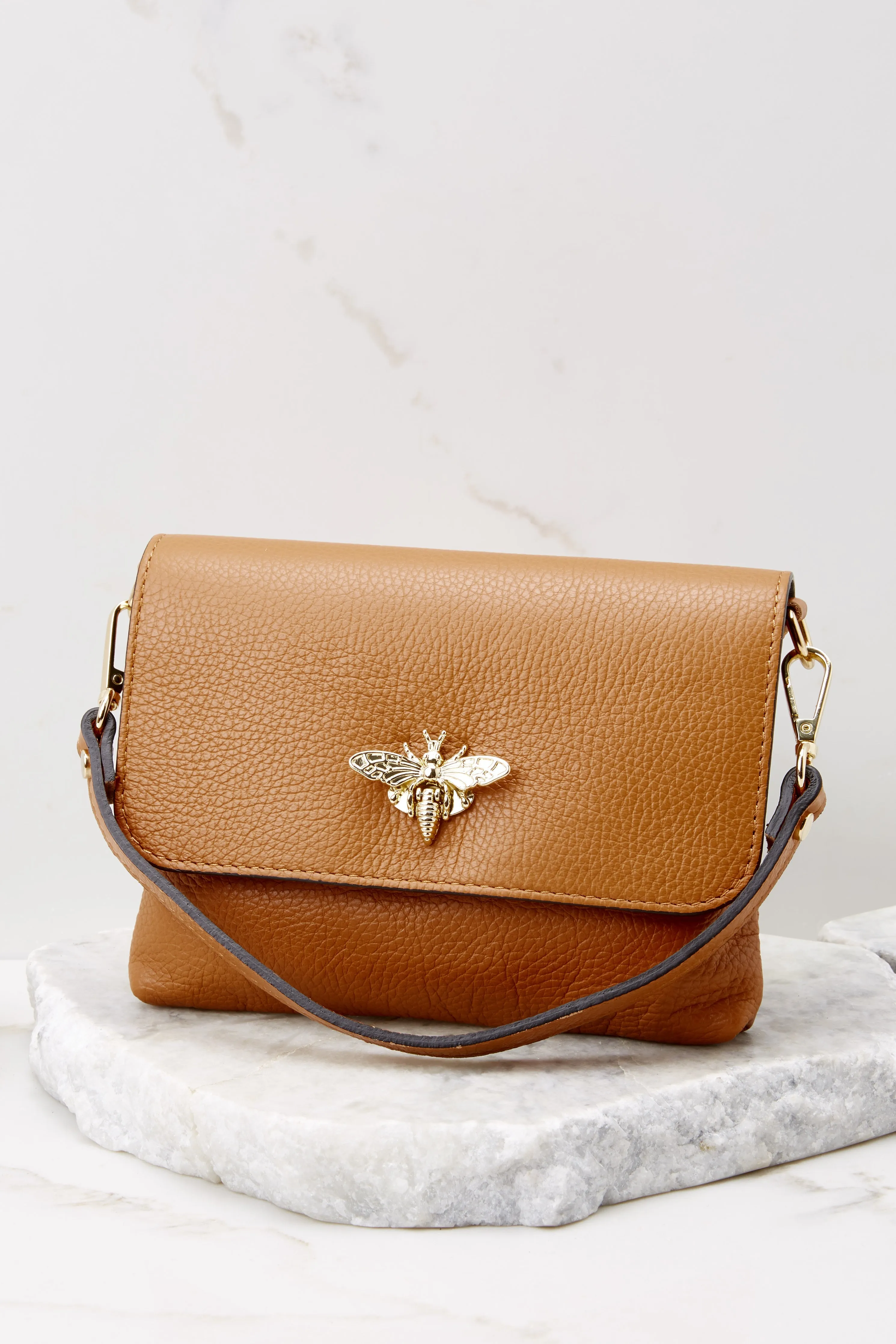 Work Smarter Tan Leather Bag
